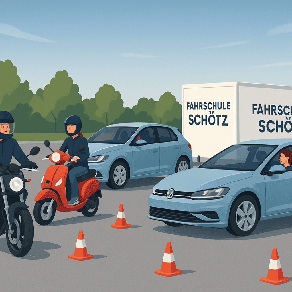 Fahrzeugflotte der Fahrschule Schötz